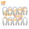 RJ45 Cat6 Ethernet Patch LAN Network Cable (6 Inch, Grey) | Pack of 50